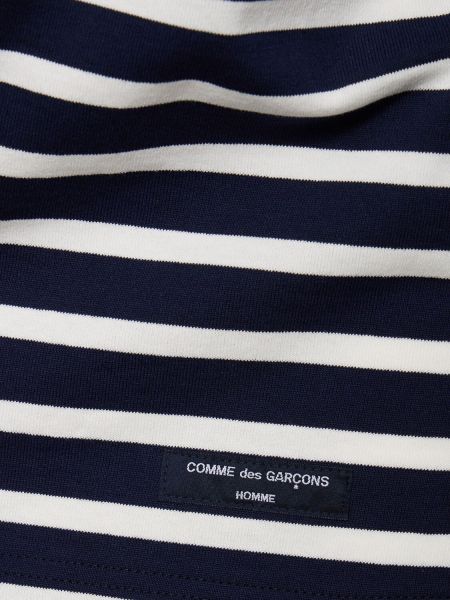 Bombažna majica s črtami Comme Des Garcons Homme