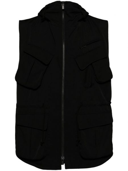 Lynlås vest Yohji Yamamoto sort