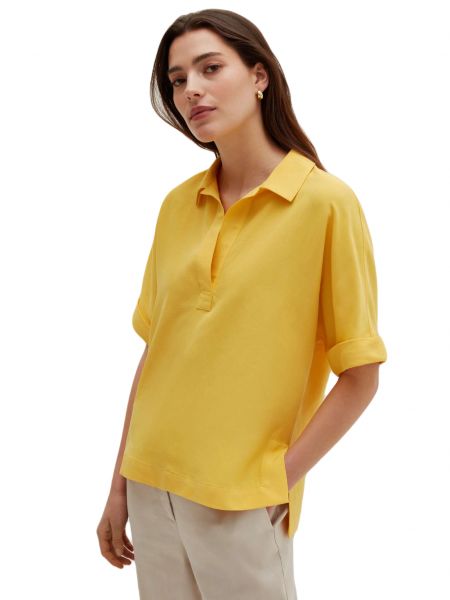 Желтая футболка Stefanel