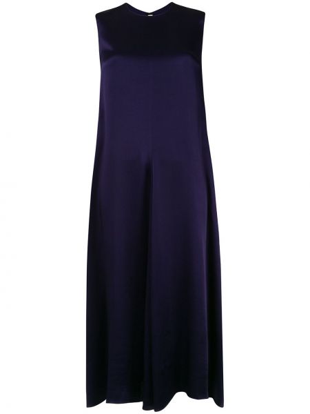 А-силуэта платье атласное Maison Rabih Kayrouz, фиолетовое