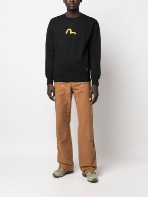 Sweatshirt mit print mit rundem ausschnitt Evisu