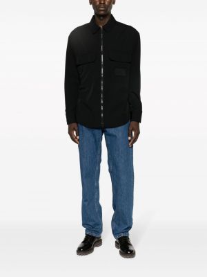 Koszula jeansowa na zamek Calvin Klein Jeans czarna
