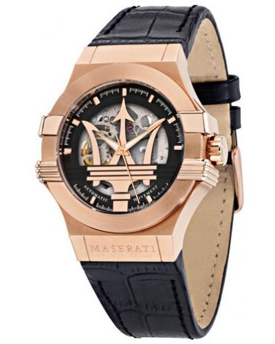 Zegarek z różowego złota Maserati