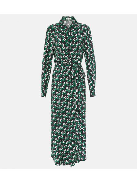 Trykt dress Diane Von Furstenberg svart