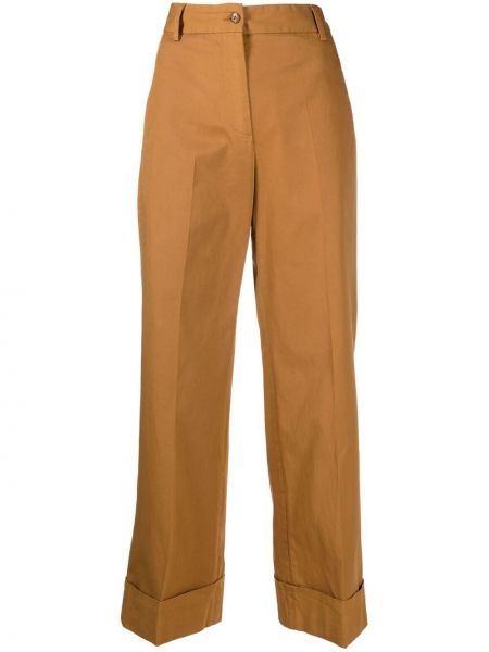 Pantalones rectos bootcut Brag-wette marrón