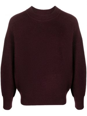Sweter wełniany z wełny merino chunky Marant