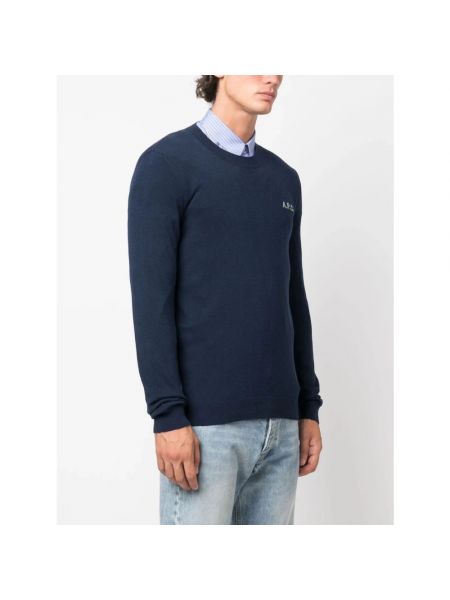 Sweter A.p.c. niebieski