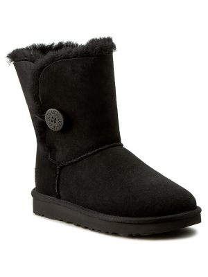 Škornji za sneg z gumbi Ugg črna