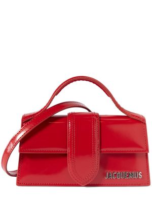 Bőr táska Jacquemus piros