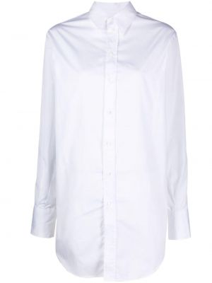Chemise en coton avec manches longues Sa Su Phi blanc