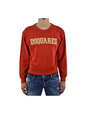 Bluza bawełniana Dsquared2 czerwona
