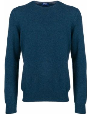 Пуловер Barba синьо