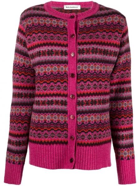 Woll strickjacke Molly Goddard pink