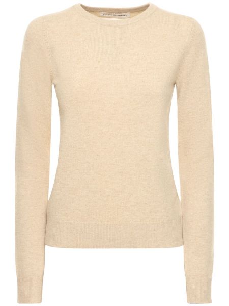 Kashmir strikkegenser Extreme Cashmere beige