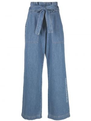Jeans taille haute Karl Lagerfeld bleu