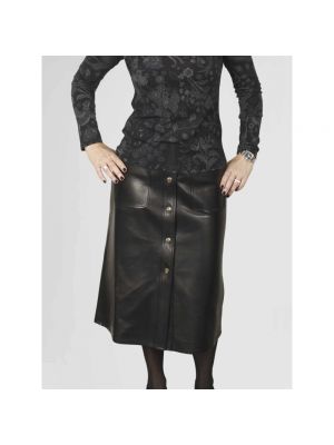 Falda midi Etro negro