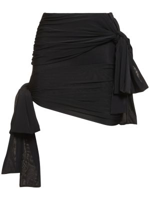 Falda de tela jersey Blumarine negro