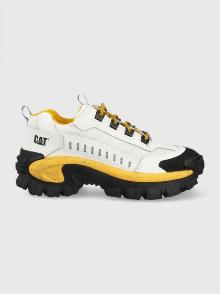 Bőr sneakers Caterpillar fehér