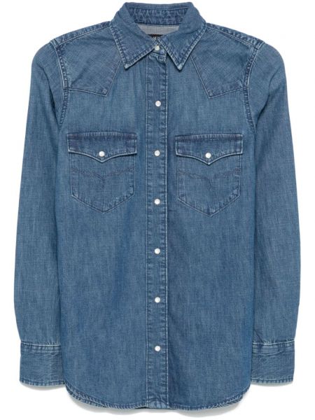 Denim paita Lauren Ralph Lauren sininen