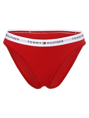 Slipy bawełniane Tommy Hilfiger czerwone