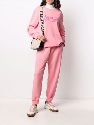 Spodnie sportowe Stella Mccartney różowe