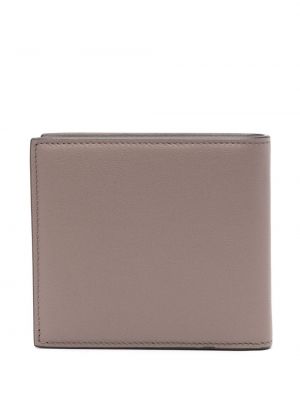 Kožená peněženka Valentino Garavani šedá