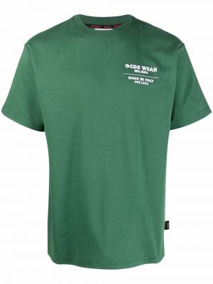 Camiseta con bordado Gcds verde