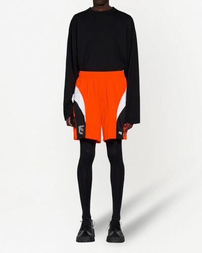 Pantalones cortos deportivos Balenciaga naranja