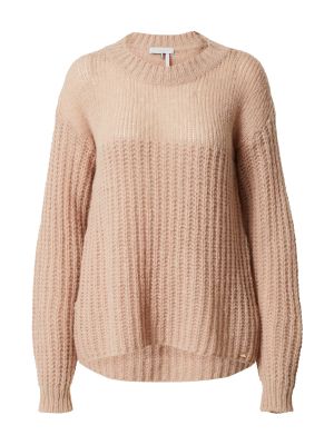 Pulover de lână din nailon tricotate Cinque - roz