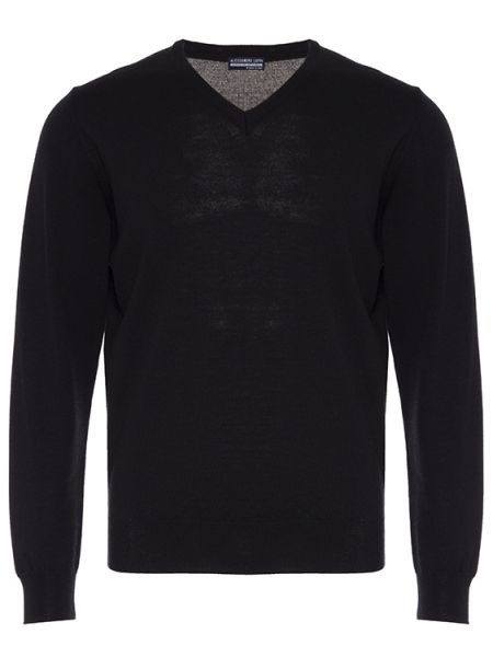 Пуловер Alessandro Luppi черный