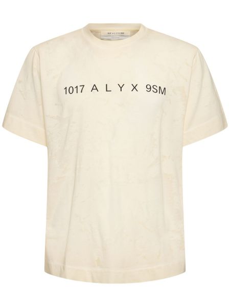 Majica s potiskom 1017 Alyx 9sm bela