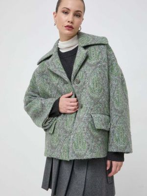 Vunena jakna oversized Beatrice B zelena