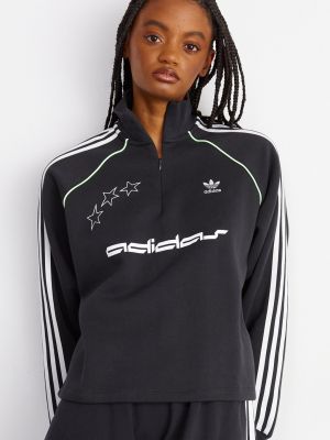 Толстовка на молнии Adidas Originals черная