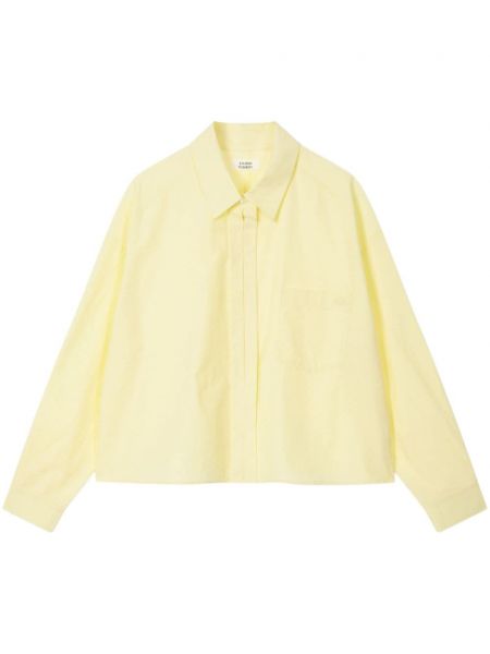 Długa koszula bawełniana Studio Tomboy żółta