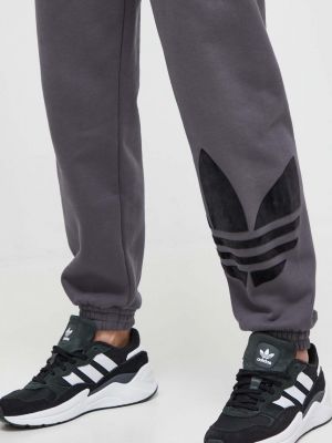 Pamut sport nadrág Adidas Originals szürke