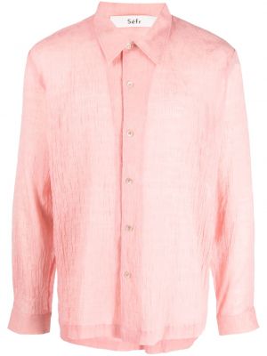 Hemd aus baumwoll Séfr pink