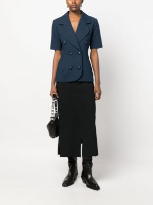 Blazer avec manches courtes Givenchy Pre-owned bleu
