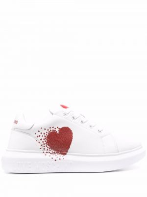 Sneakers Love Moschino vit