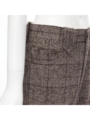 Pantalones de lana Marc Jacobs Pre-owned marrón