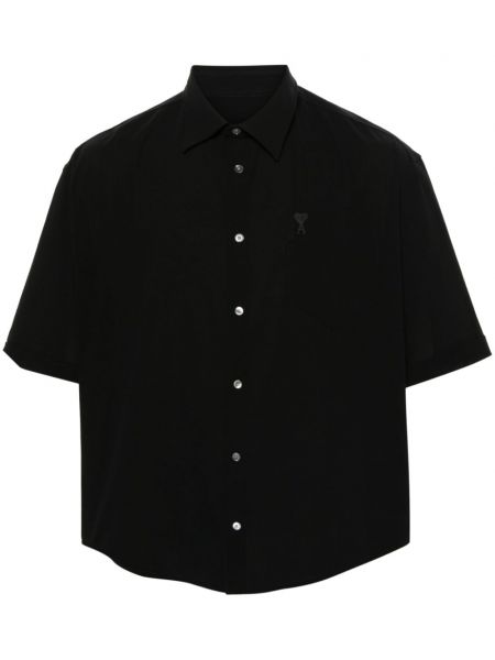 Siuvinėta marškiniai Ami Paris juoda