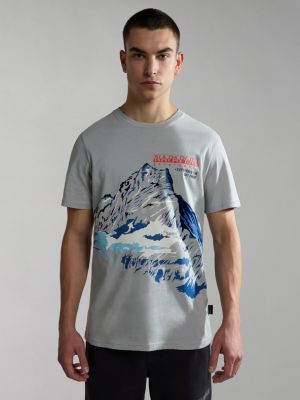 T-shirt Napapijri grau