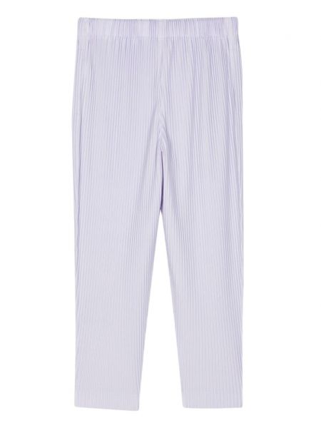 Plisované kalhoty Homme Plissé Issey Miyake fialové
