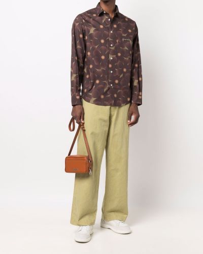 Camisa de flores Jacquemus marrón