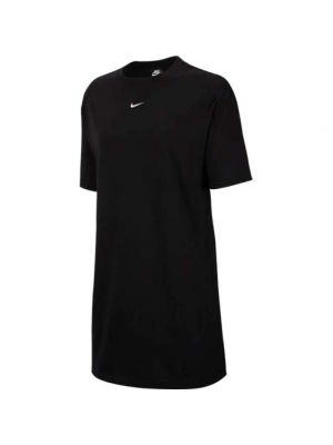 Платье мини с коротким рукавом Nike черное