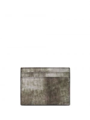 Kožená peněženka s potiskem s abstraktním vzorem Saint Laurent