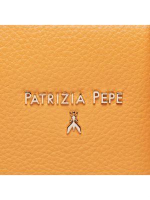 Geantă shopper Patrizia Pepe portocaliu
