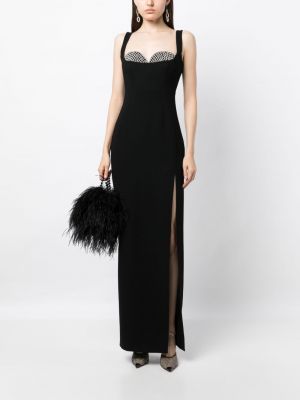 Křišťálové večerní šaty Rachel Gilbert černé