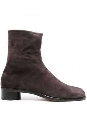 Bottes en suède Maison Margiela marron