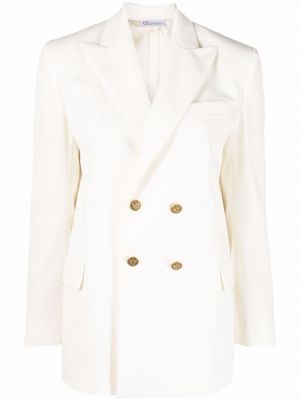 Knappen opp lang blazer Red Valentino