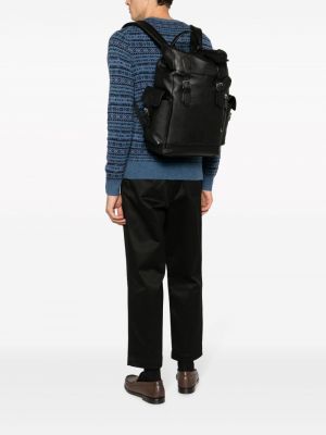 Leder rucksack Polo Ralph Lauren schwarz